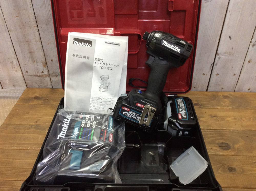 2023-03-26 makita マキタ 40V 充電式インパクトドライバ ブラック TD002GRDXB