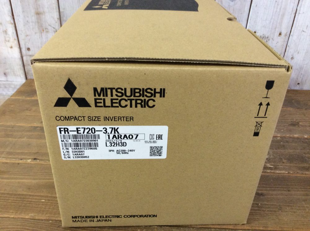 2023-03-30 MITSUBISHI 三菱電機 インバータ FR-E720-3.7K