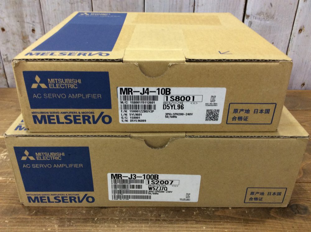 2023-05-20 MITSUBISHI 三菱電機 MELSEROV　J4サーボアンプ MR-J4-10B MR-J3-100B