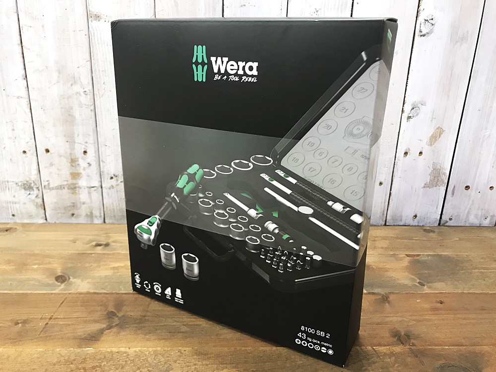 Wera ヴェラ 3/8sq. サイクロップラチェットセット 8100SB2 新品未使用品を宅配買取させて頂きました