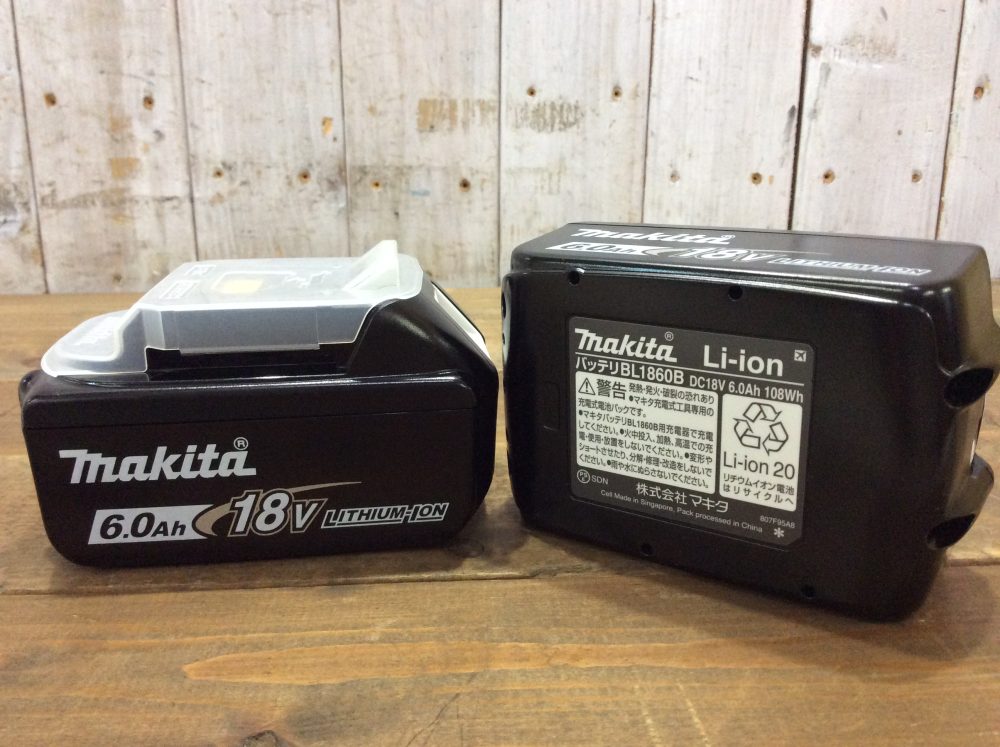 2023-07-02 makita マキタ 18V 6.0Ah リチウムイオンバッテリ BL1860B