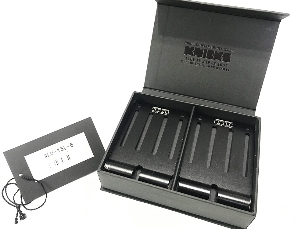 KNICKS ニックス アルミ総削り出しベルトループ L 6枚入BOXセット<ブラック> ALU15L-6-Bの中古品を宅配買取致しました。