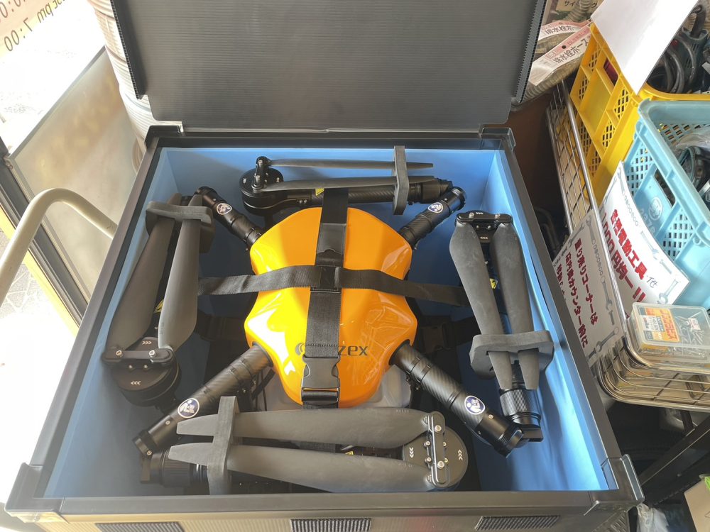 MAZEX マゼックス 農薬散布ドローン 飛助DX 農機具 未使用品を現金買取致しました。