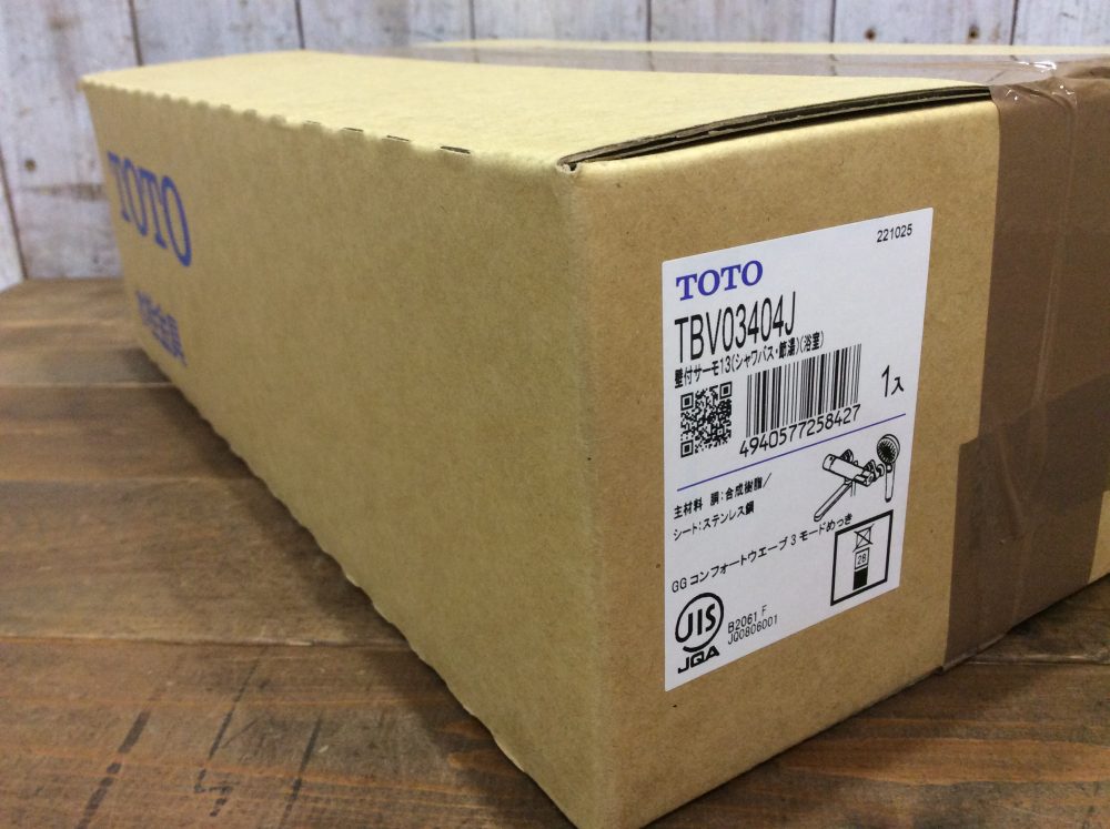 2023-07-23 TOTO トートー 壁付サーモスタット混合水栓 TBV03404J