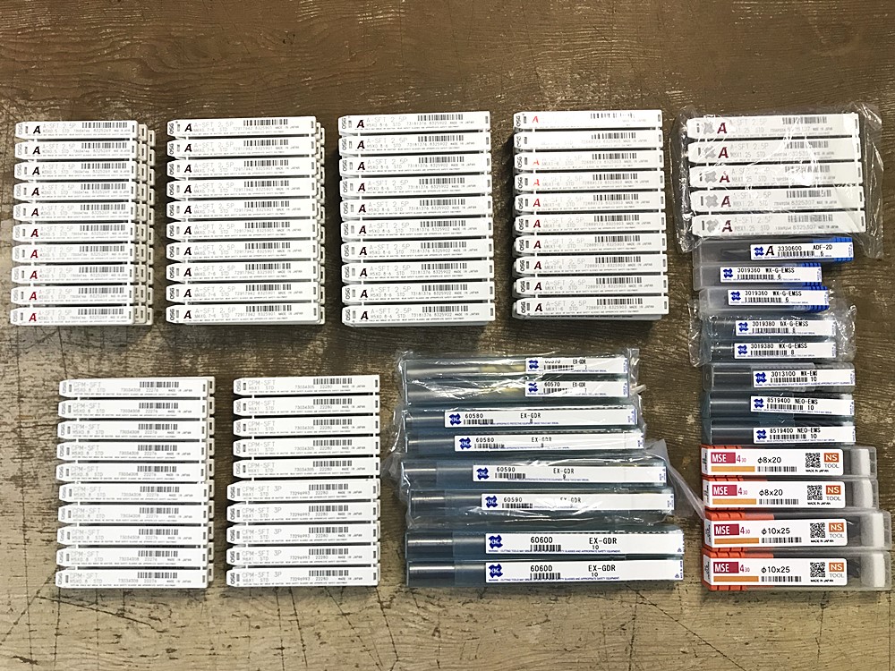 OSG オーエスジー Aタップシリーズ スパイラルタップ A-SFT M3×0.5 ~ M8×1.25 新品未使用品を宅配買取させて頂きました!