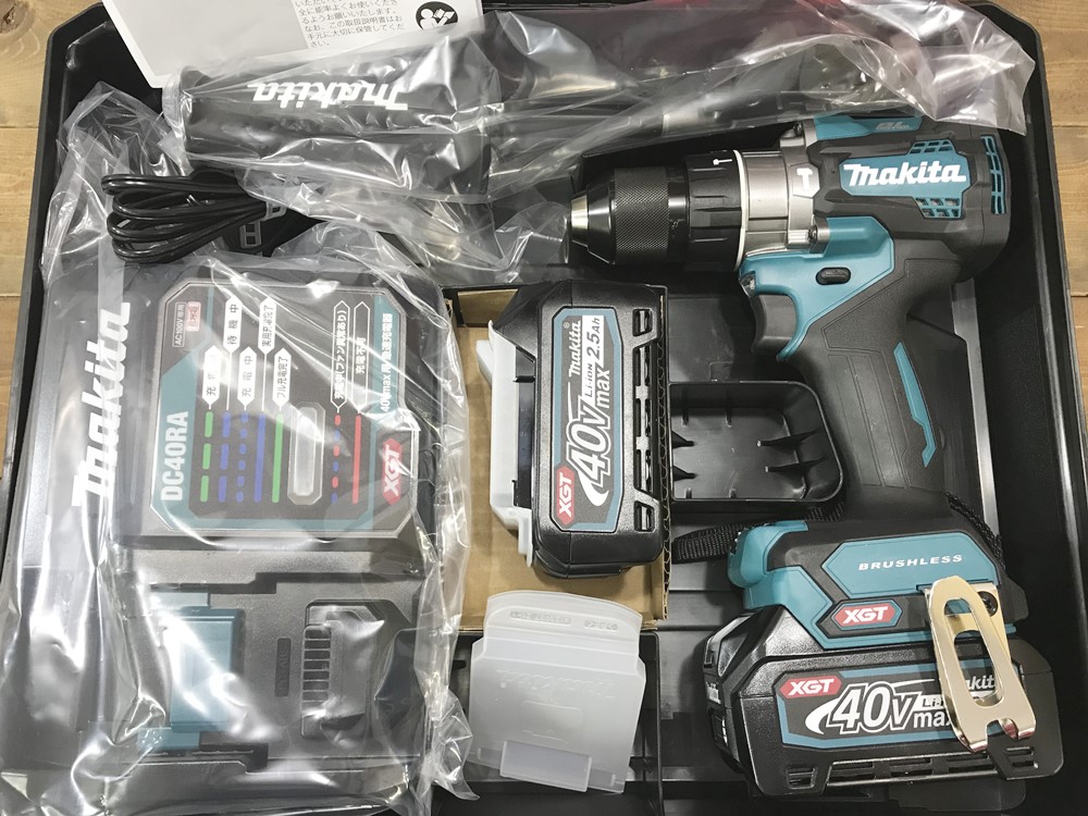 makita マキタ 40Vmax充電式震動ドライバドリル HP001GRDX 新品未使用品を宅配買取させて頂きました!