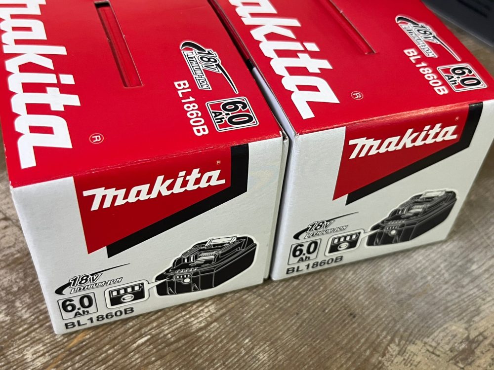 makita マキタ 18V6.0Ah リチウムイオンバッテリ BL1860B
