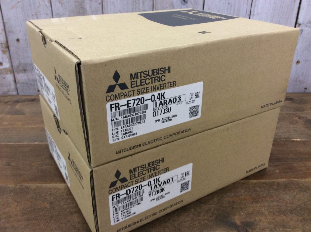 2023-09-22 MITSUBISHI 三菱電機 インバータ FR-D720-0.1K FR-E720-0.4K