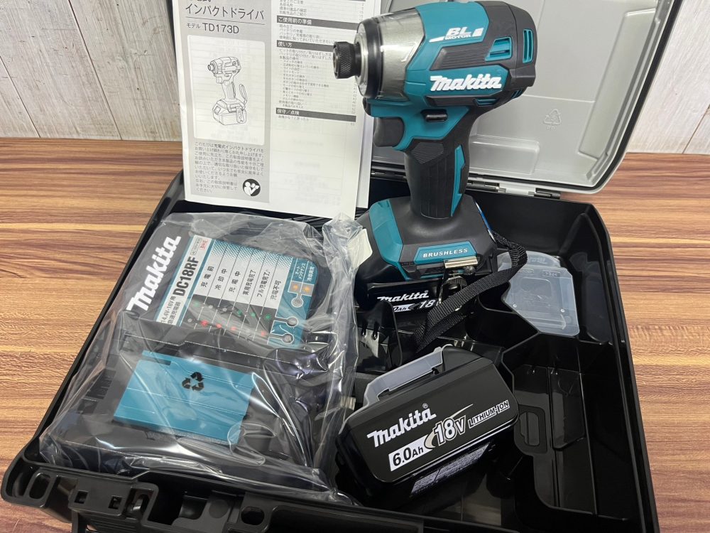 makita マキタ 18V6.0Ah 充電式インパクトドライバ フルセット TD173DRGX
