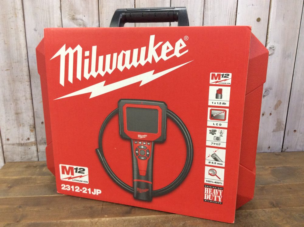 2023-10-06 Milwaukee ミルウォーキー M12 コードレス マルチメディアカメラキット 2312-21JP