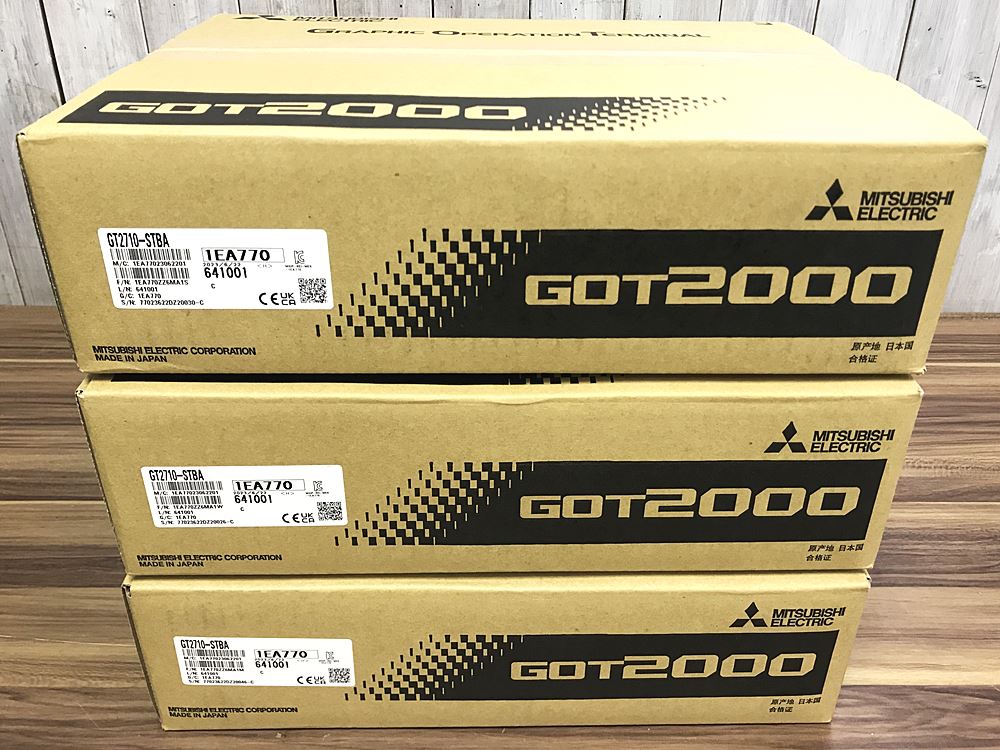 MITSUBISHI 三菱電機 GOT2000 10.4型 SVGA TFTカラー タッチパネル GT2710-STBA 新品未使用品を宅配買取