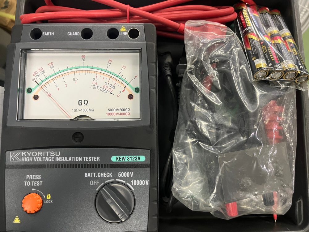 共立電気計器 KYORITSU 高圧絶縁抵抗計 KEW3123A