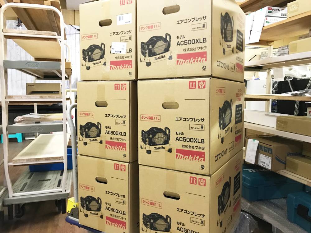 makita マキタ エアコンプレッサ(一般圧 / 高圧対応) AC500XLB 新品未使用品を宅配買取させて頂きました!