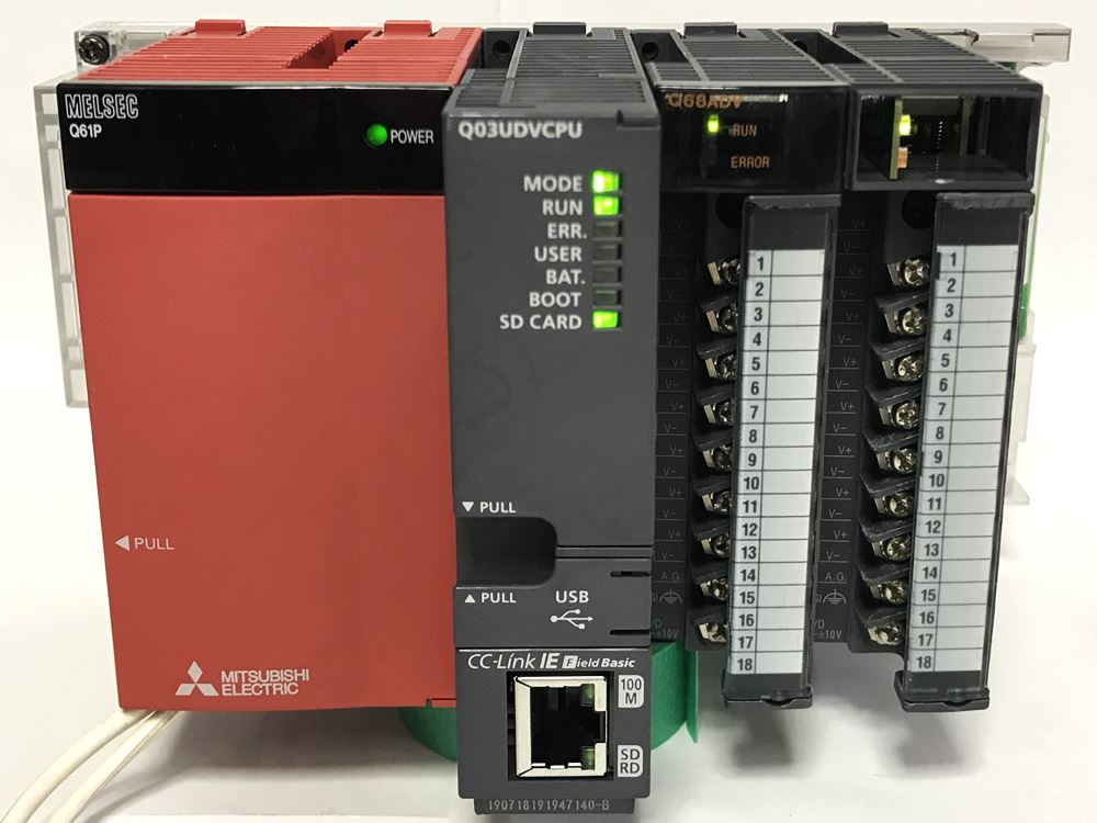 MITSUBISHI 三菱電機 MELSEC-Q ユニバーサルモデル高速タイプQCPU Q03UDVCPU 中古品を宅配買取させて頂きました!