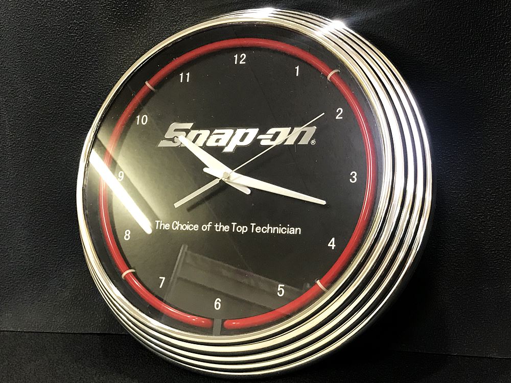 Snap-on スナップオン 壁掛け時計 ネオンクロック The Choice of the Top Technician 中古美品を宅配買取させて頂きました！