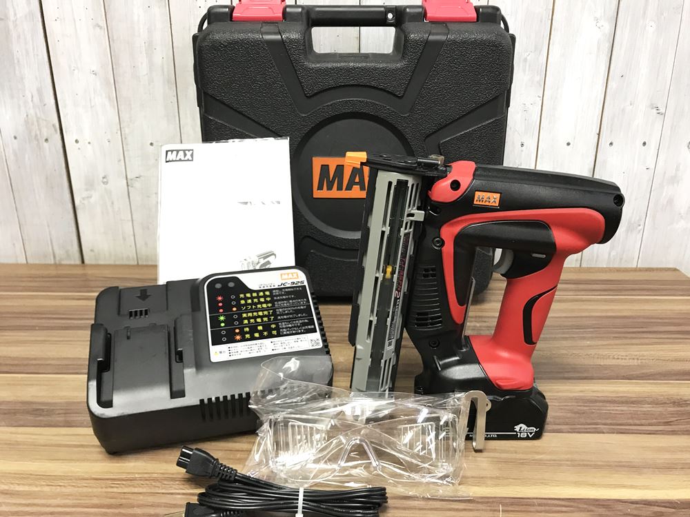 MAX マックス 充電式フィニッシュネイラ TJ-35FN2-BC/1825A 中古品を宅配買取させて頂きました!