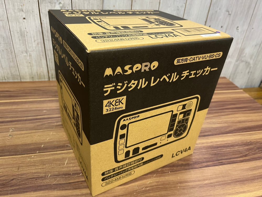 MASPRO マスプロ電工 映像・音声確認機能付 デジタルレベルチェッカー LCV4A