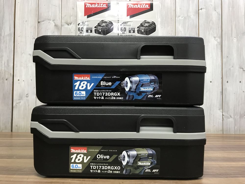 makita マキタ 充電式インパクトドライバ TD173DRGXO 新品未使用品を宅配買取させて頂きました!