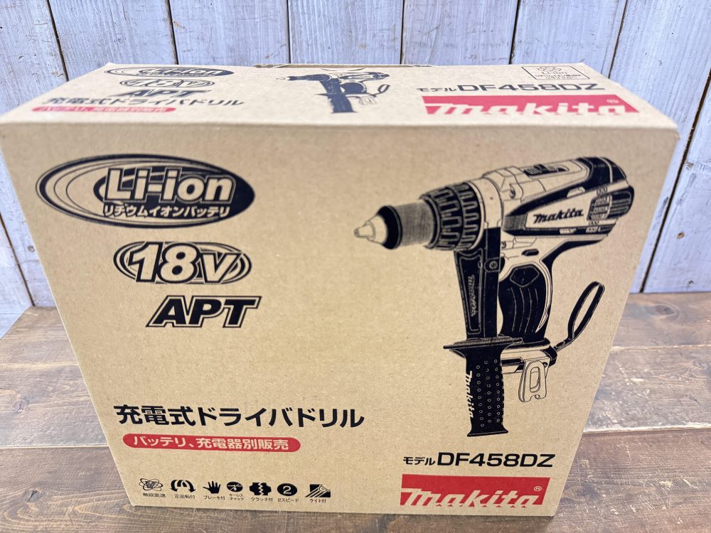 24-2-19 makita マキタ 充電式ドライバドリル DF458DZ 本体のみ (バッテリ・充電器別売)