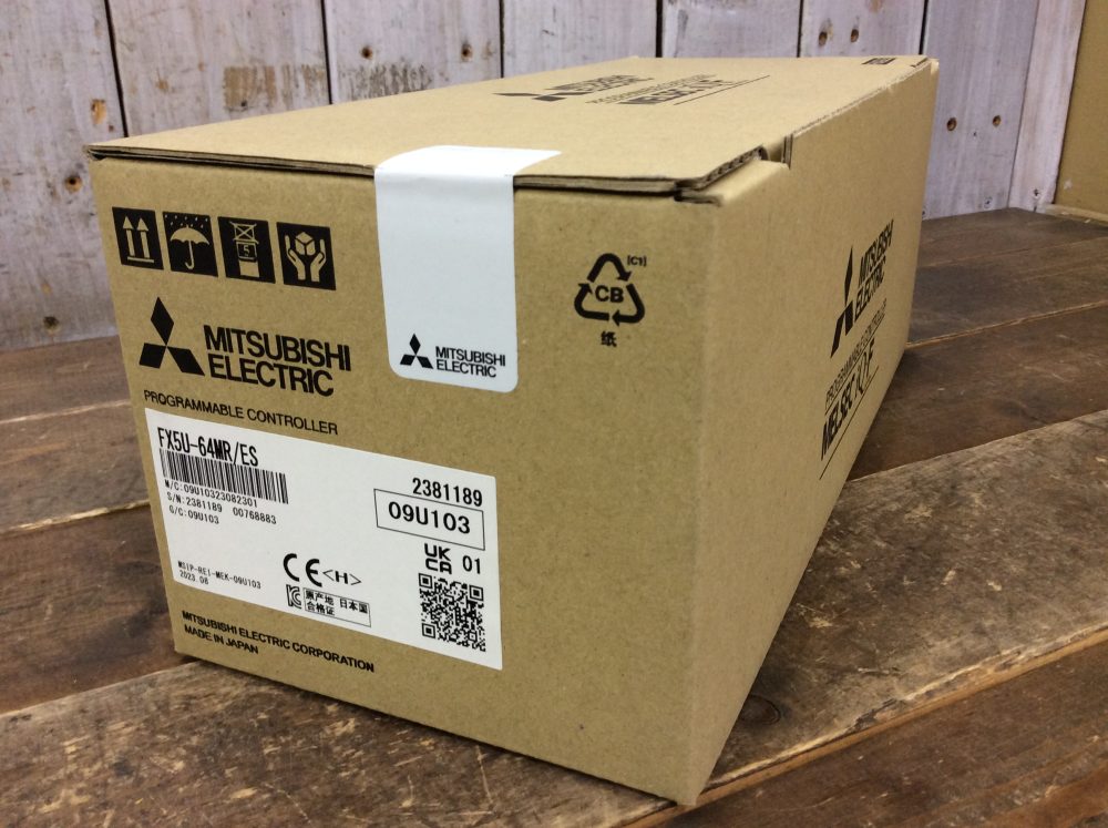 2024-02-02 MITSUBISHI 三菱電機 CPUユニット AC電源 DC入力 ネジ式端子台タイプ FX5U-64MRES