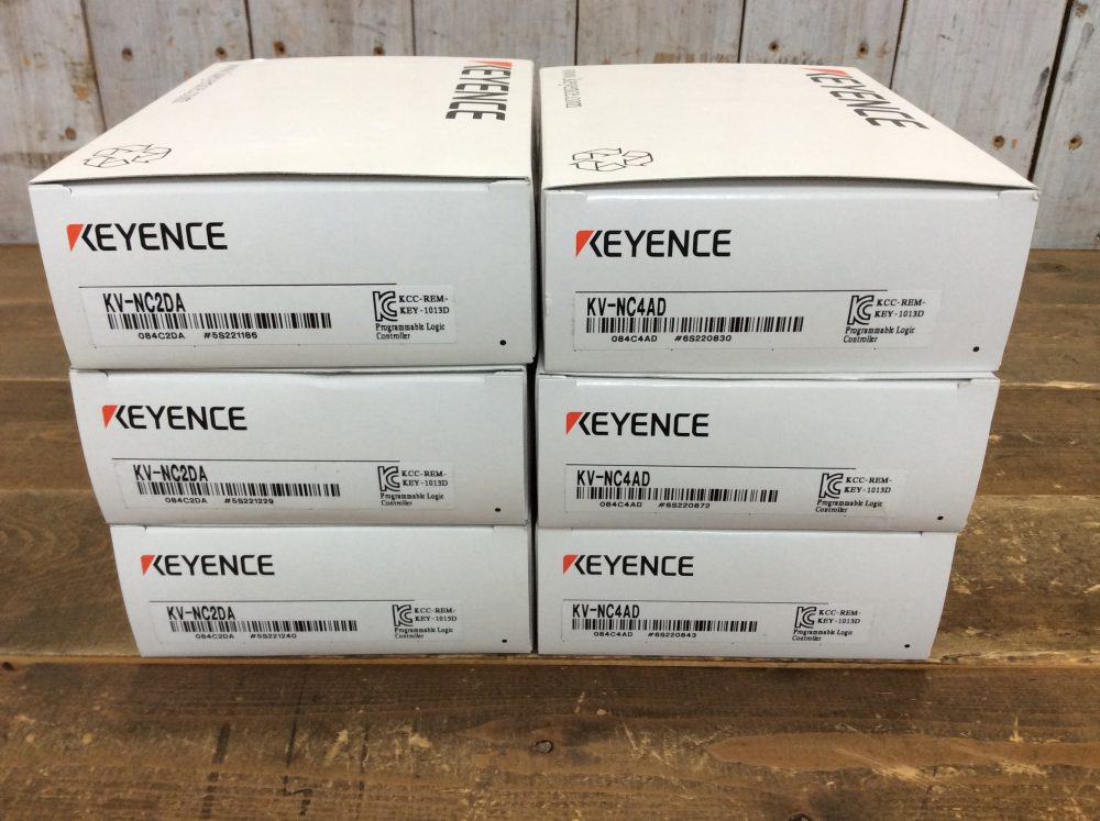 24-03-29 KEYENCE キーエンス AD変換ユニット KV-NC4AD DA変換ユニット 2点タイプ KV-NC2DA