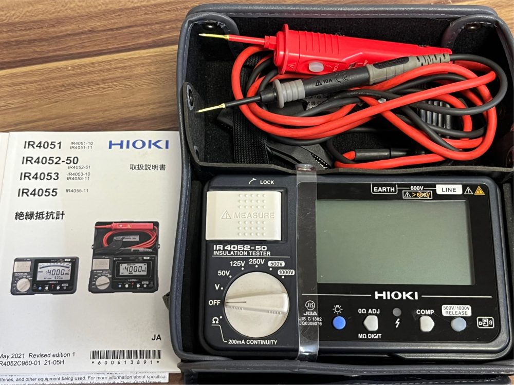 HIOKI 日置電機 絶縁抵抗計 IR4052-50