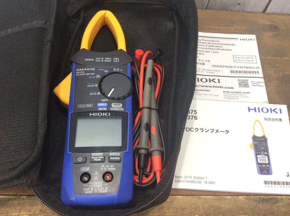 2024-04-27 HIOKI 日置電機 ACDC クランプメーター CM4375