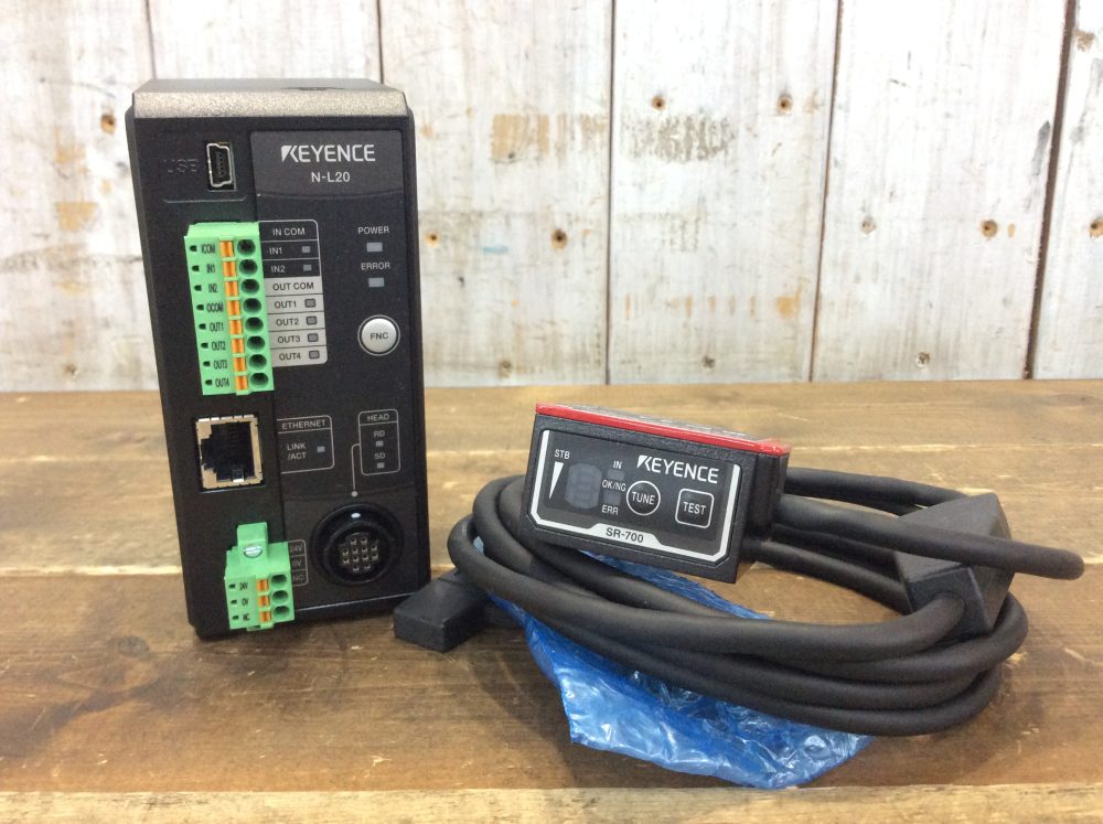 2024-05-26 KEYENCE キーエンス 超小型固定式コードリーダ SR-700 通信ユニット Ethernet接続タイプ N-L20