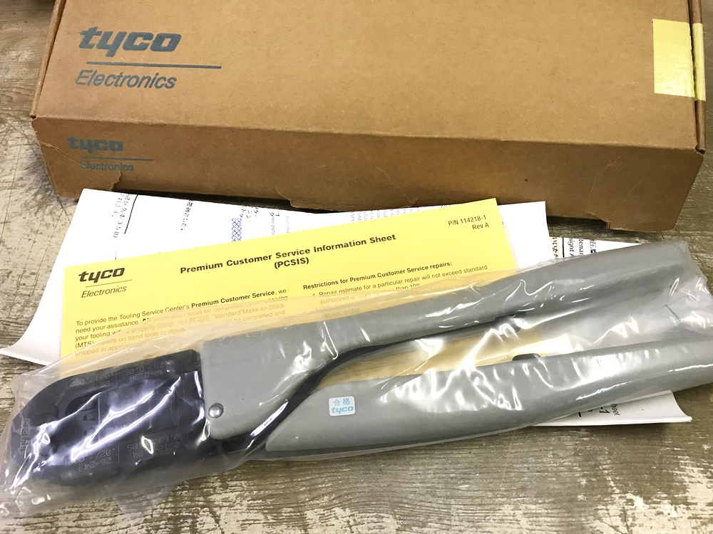 TE Connectivity タイコ エレクトロニクス 手動式圧着工具 91529-1 中古美品を宅配買取させて頂きました！
