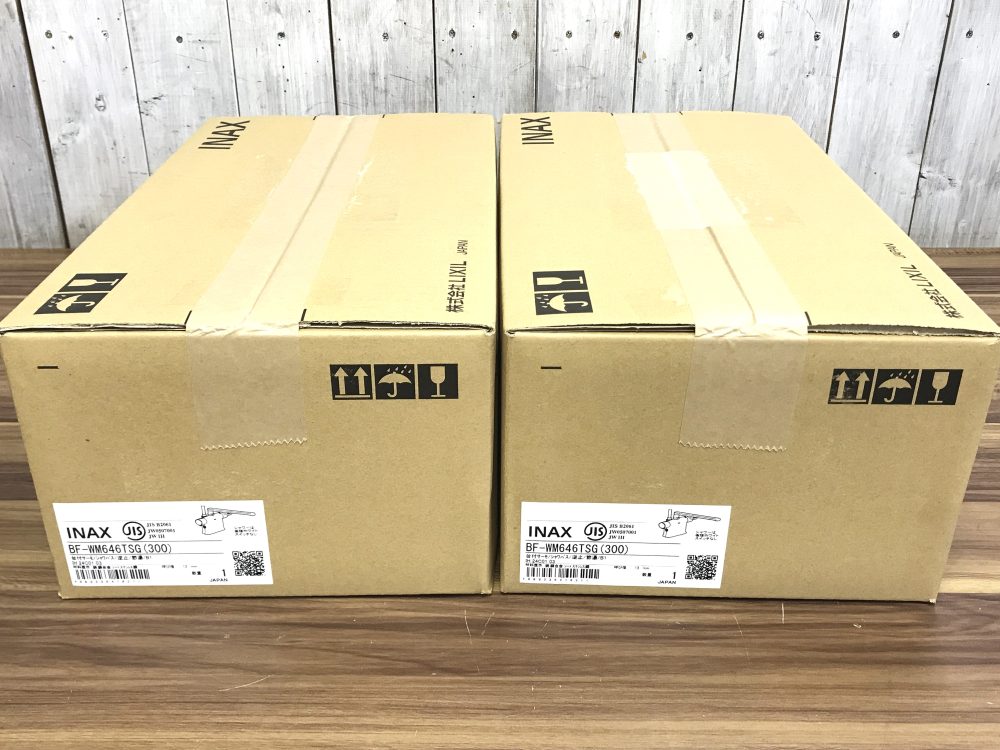 INAX イナックス サーモスタット付シャワーバス水栓 BF-WM646TSG(300) 新品未使用品を宅配買取させて頂きました！