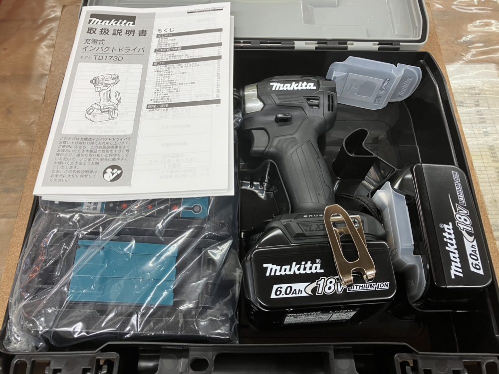 makita マキタ 充電式インパクトドライバ TD173DRGXB