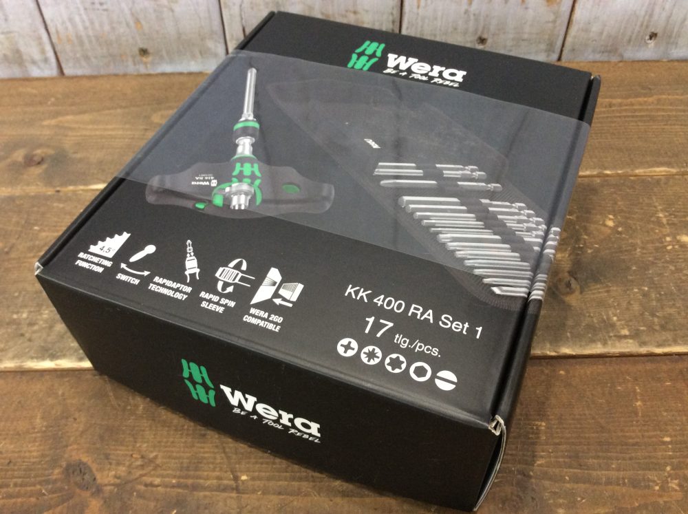 2024-05-18 Wera ヴェラ Kraftform Kompakt 400 RA Set1 差替えドライバーセット[17点] 05023471001