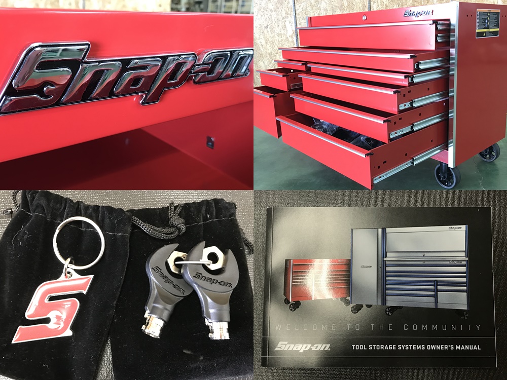 Snap-on スナップオン MASTERシリーズ 9ドロワーロールキャブ KRL722CPBO 未使用品を宅配買取させて頂きました！