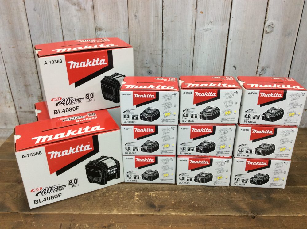 2024-06-01 makita マキタ 純正リチウムイオンバッテリー 18V6.0Ah 急速充電対応 BL1860B BL4080F