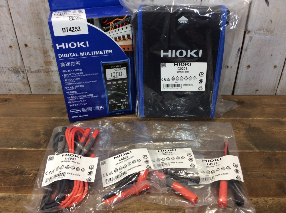 2024-07-27 日置 HIOKI デジタルマルチメータ ケース、オプション付き DT4253