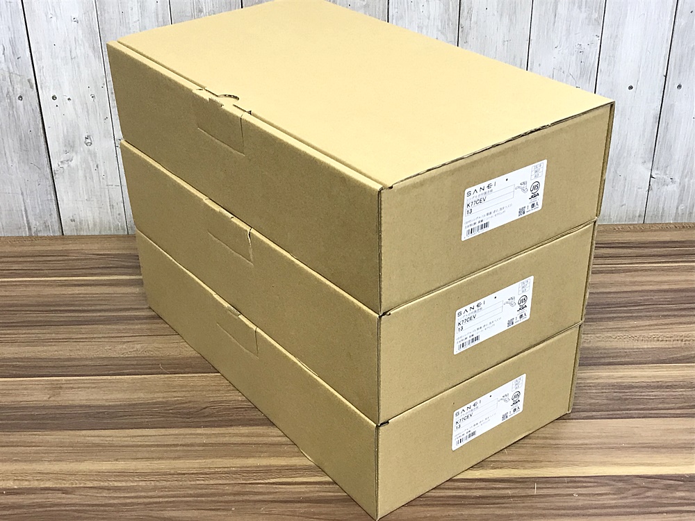SANEI サンエイ シングル台付混合栓 K77CEV-13 新品未使用品を宅配買取させて頂きました！