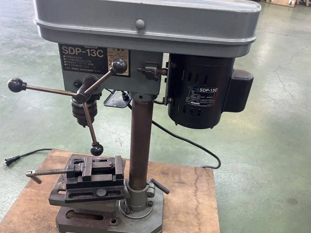出張買取】新興製作所 SHINKO 卓上ボール盤 SDP-13C 中古品をお買取り