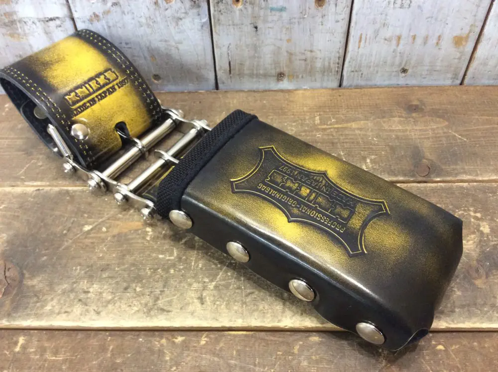 宅配買取】KNICKS ニックス アドバンガラス革3連結チェーンタイプ鳶