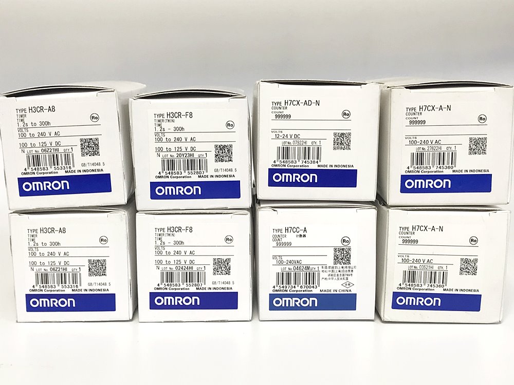 OMRON オムロン ソリッドステート・タイマ H3CR-F8 電子カウンタ H7CC-Aなど 新品未使用品を宅配買取させて頂きました!