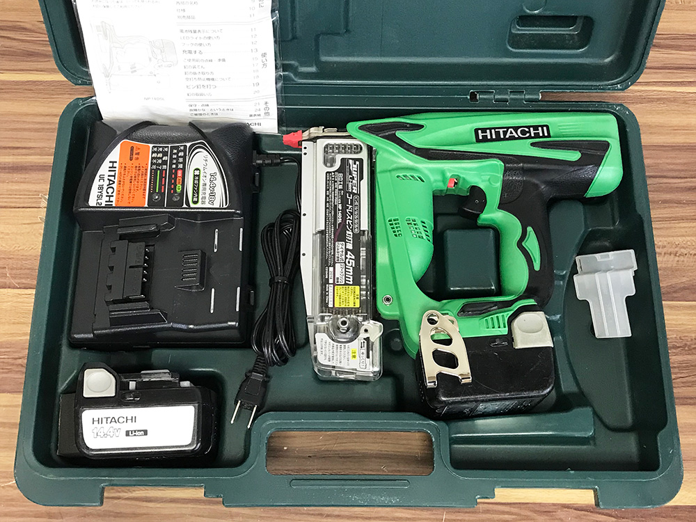 HITACHI KOKI 日立工機 45mm コードレスピン釘打機 NP14DSL 中古品を宅配買取させて頂きました！