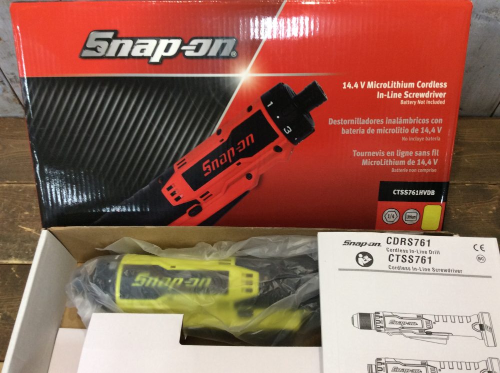 2025-03-29 Snap-on スナップオン 14.4V MicroLithium Cordless In-Line Screwdriver スクリュードライバー CTSS761HVDB