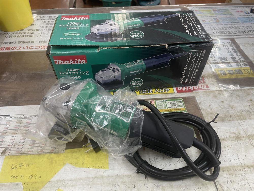 makita makita 100mmディスクグラインダ M965