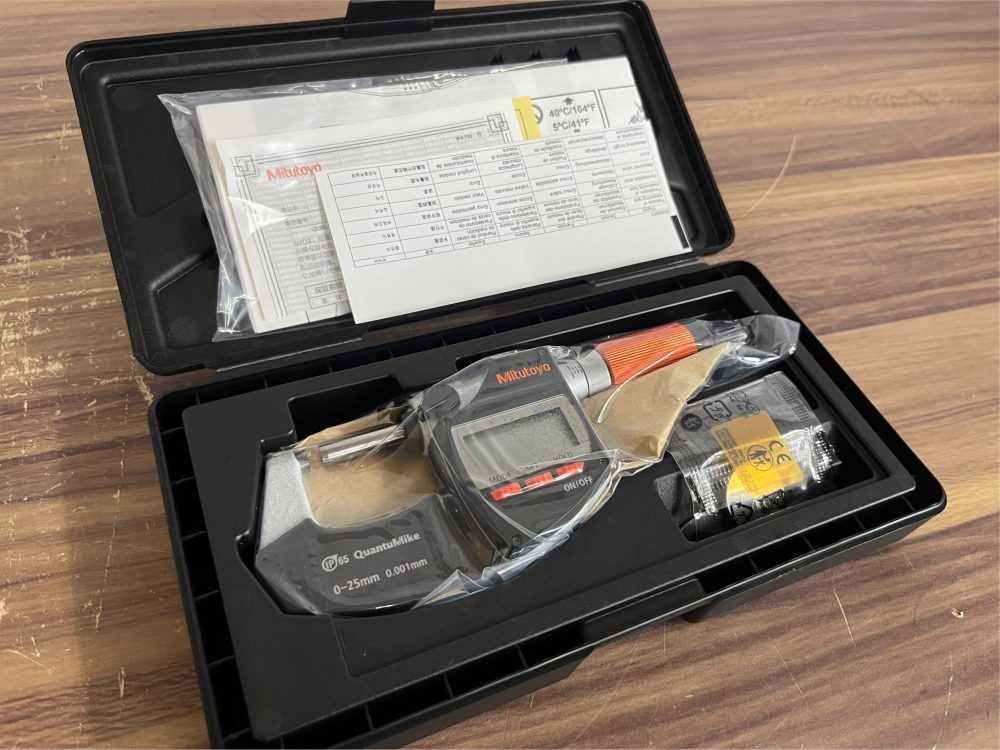 Mitutoyo ミツトヨ 高速・高精度デジマチックマイクロメータ カンタマイク MD-E25 293-140-40