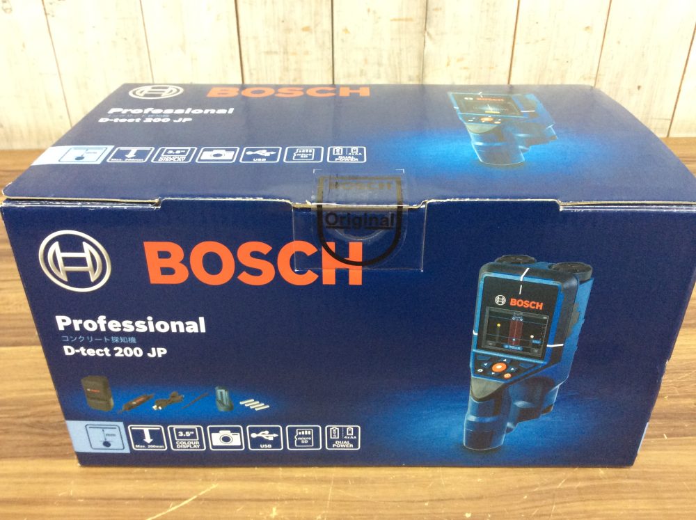 2025-05-01 BOSCH ボッシュ 鉄筋探査機 コンクリート探知機 D-TECT200JP