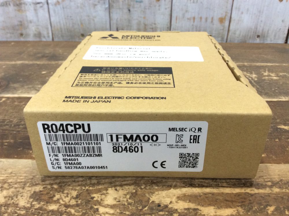 2025-06-07 MITSUBISHI 三菱電機 シーケンサCPUユニット R04CPU