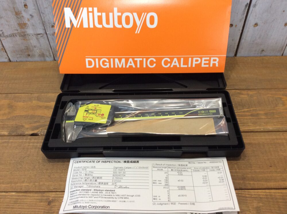 2025-08-21 Mitsutoyo ミツトヨ ABSデジマチックキャリパ CD-15APX (500-181-30)