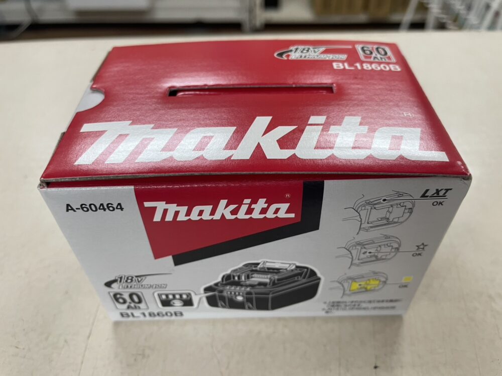 makita マキタ 純正リチウムイオンバッテリ(18V/6.0Ah) BL1860B