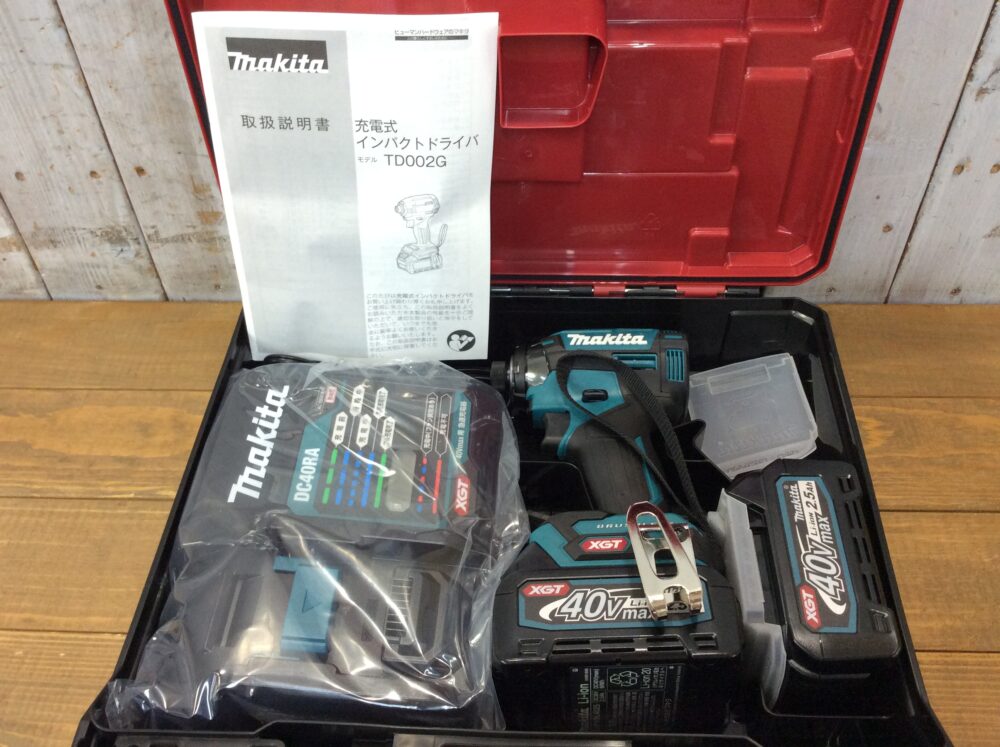 2025-08-01 makita マキタ 充電式インパクトドライバ TD002GRDX 青