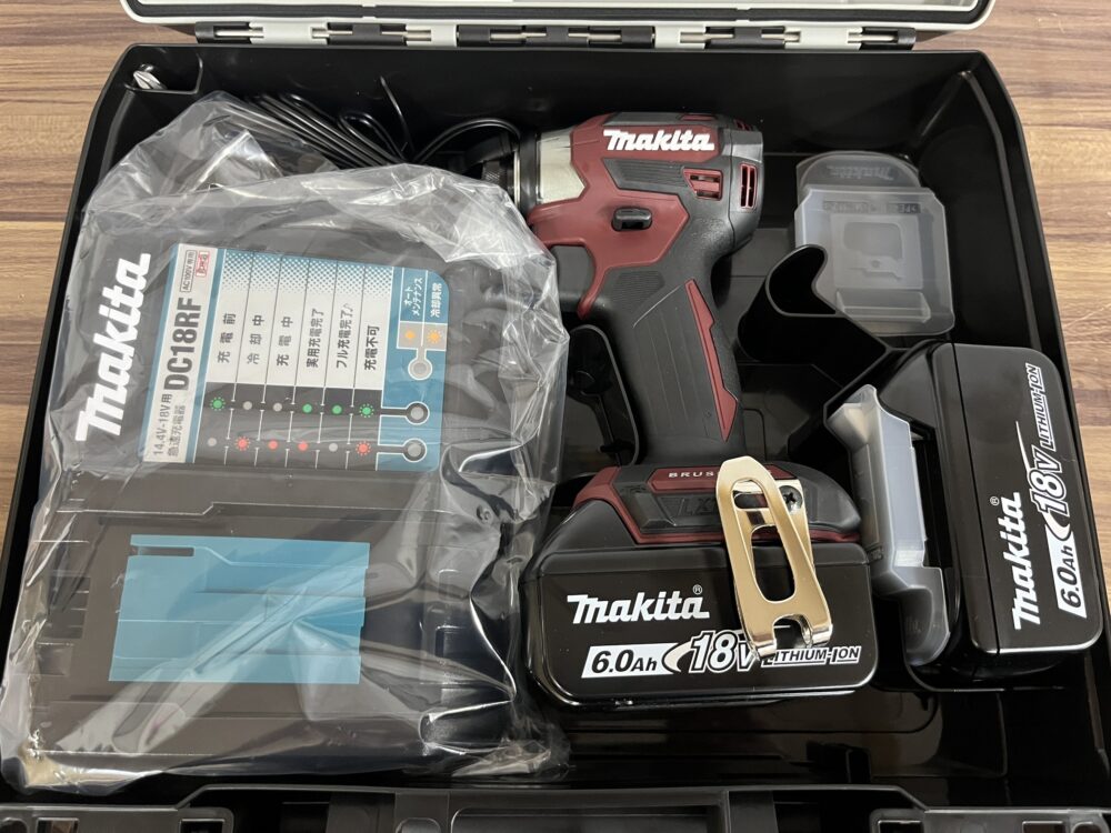 makita マキタ 充電式インパクトドライバ TD173DGXAR オーセンテックレッド