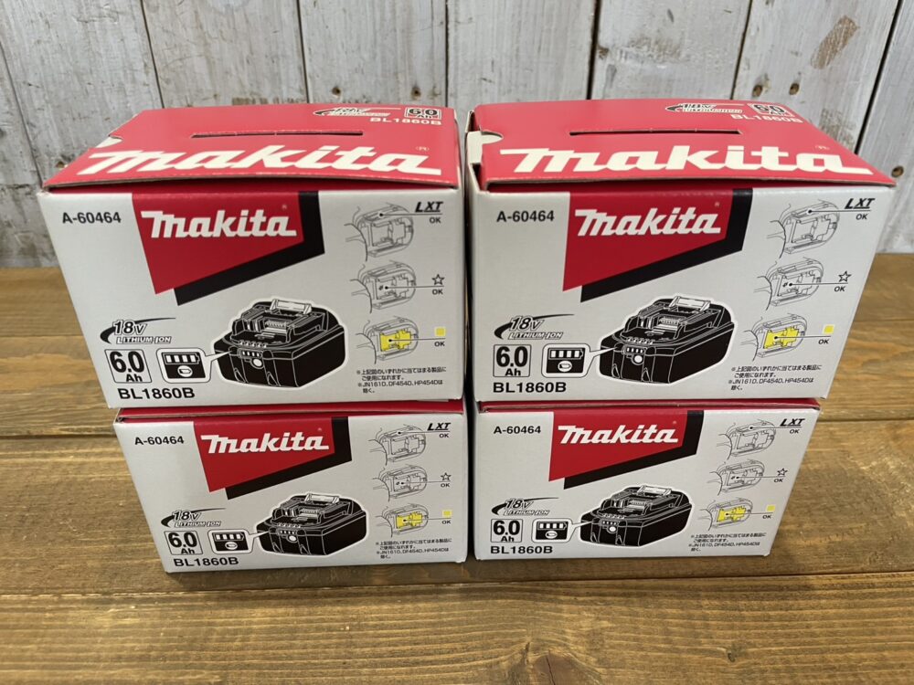 makita マキタ 純正リチウムイオンバッテリ 18V6.0Ah 急速充電対応 BL1860B